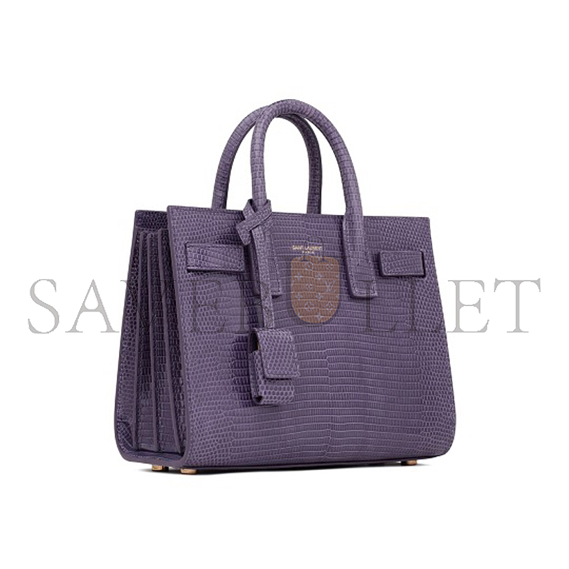 YSL SAC DE JOUR IN LIZARD-EMBOSSED LEATHER - NANO 717440 (22*18*10.5cm)